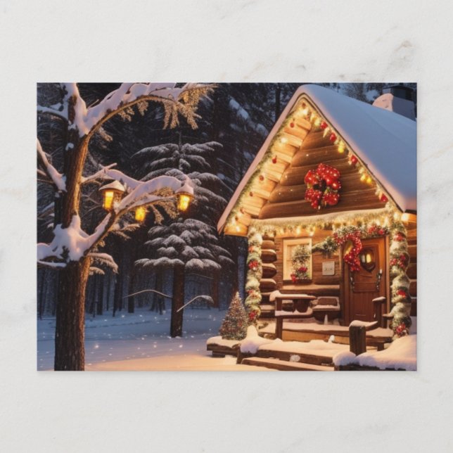 We Spent Time Together During Christmas Holiday Postcard (Front)