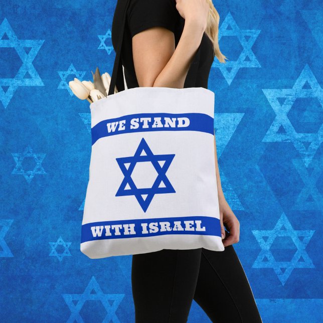We Stand With Israel  Tote Bag (Creator Uploaded)