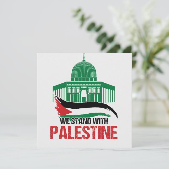 We Stand with Palestine (Standing Front)