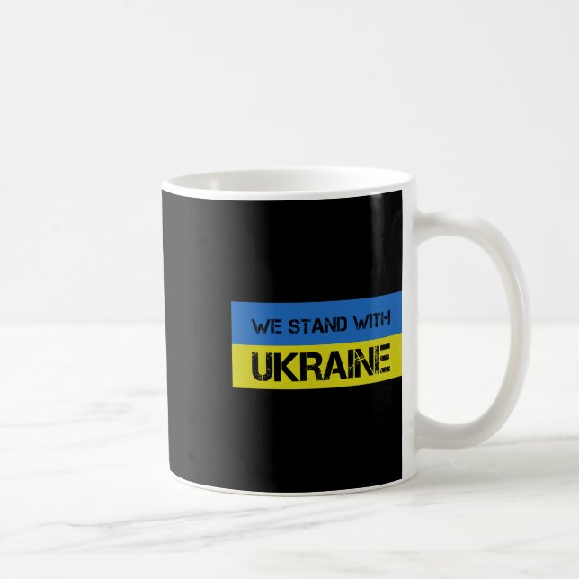 We Stand With Ukraine 1  Coffee Mug (Right)