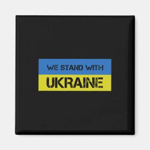 We Stand With Ukraine 1  Magnet