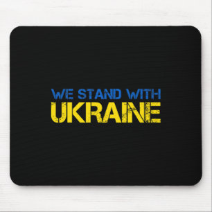 We Stand With Ukraine 2 Mouse Pad