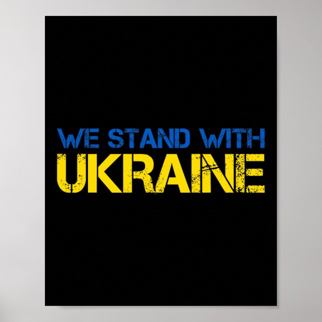 We Stand With Ukraine 2  Poster (Front)