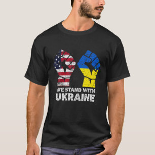 We Stand With Ukraine America Stand With Ukraine S T-Shirt