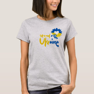 We Stand with Ukraine by Sommer Hamilton T-Shirt
