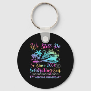 We Still Do 17th Wedding Anniversary 17 Years Marr Key Ring