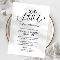 We still do wedding anniversary invitations