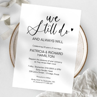 We still do wedding anniversary invitations
