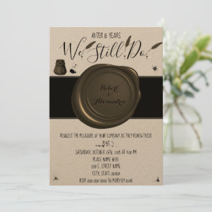 We Still Do Wedding Anniversary Renewal Invitation