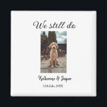 We still do wedding couple pet photo name date sim magnet<br><div class="desc">Animal lover design made for cute animals,  you can add your pet name it's details along with its q r code and it's picture</div>