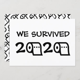 We Survived 2020 Toilet Paper Christmas Invitation
