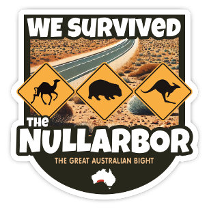 We Survived the Nullarbor, Australia Sticker