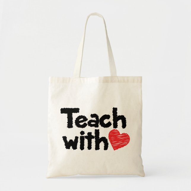 We teach with heart! bag (Front)