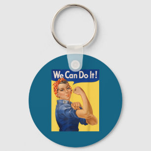 We The Can It Rosie Riveter Feminist Key Ring