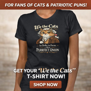 We The Cats Funny Tshirt for Cat Lovers