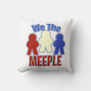 We the Meeple Gamer Style Cushion