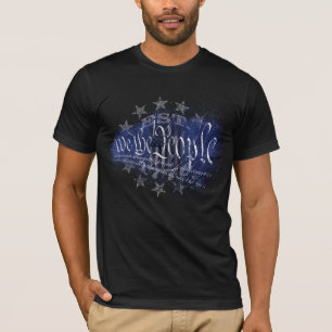 WE THE PEOPLE 13 AND 50 STAR AMERICAN FLAGS T-Shirt