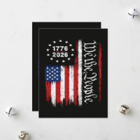 We The People 1776 2026 Patriotic Flag