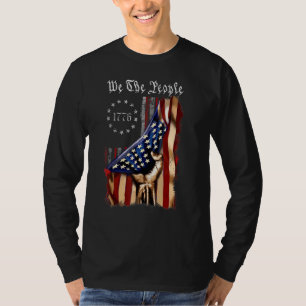We The People 1776 American Flag 4th Of July Men T-Shirt