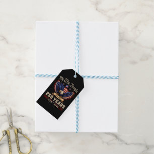 We The People 250 Years Freedom Eagle Gift Tags