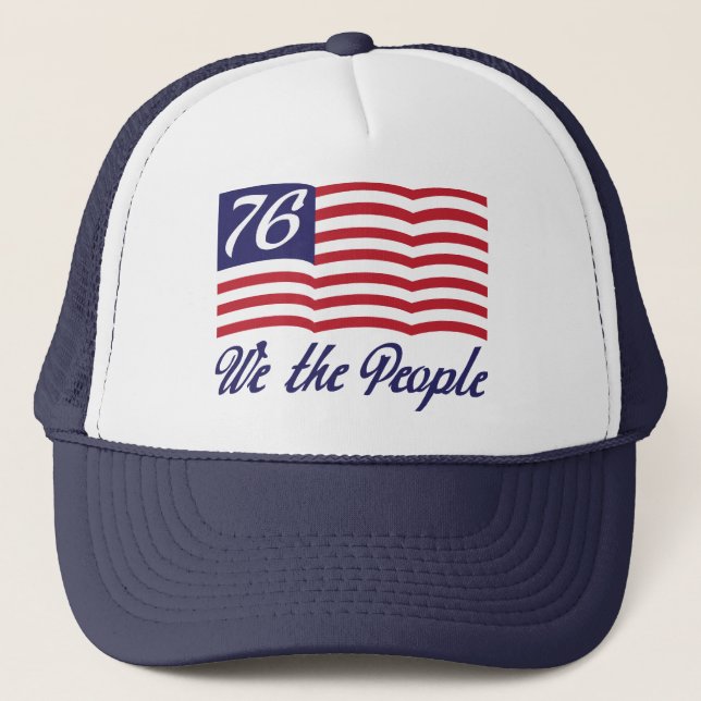 We The People '76 Trucker Hat (Front)