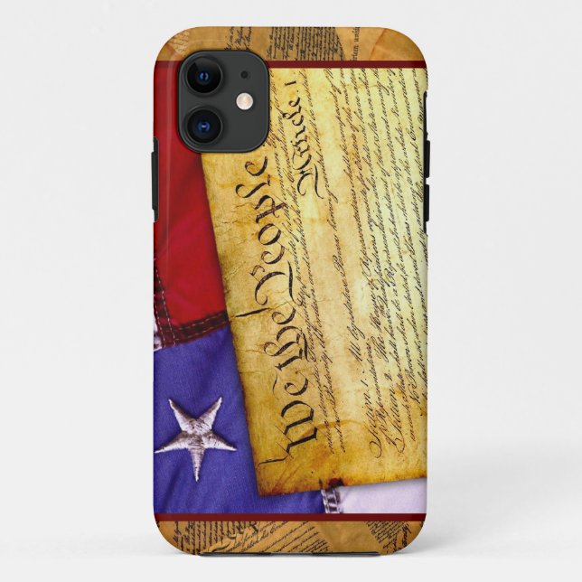 We The People American Constitution  Case-Mate iPhone Case (Back)