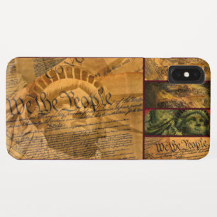 We The People American Constitution iPhone XS Max Case