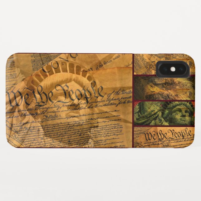 We The People American Constitution  Case-Mate iPhone Case (Back (Horizontal))