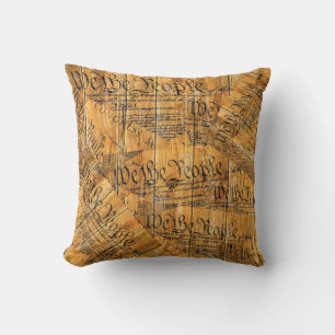 We The People American Constitution Cushion