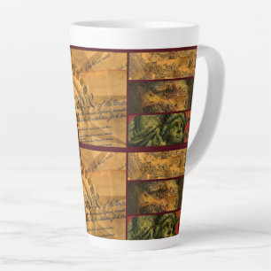 We The People American Constitution  Latte Mug