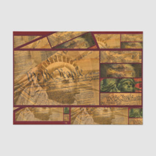 We The People American Constitution Tissue Paper
