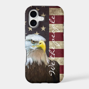 We The People American Flag Bald Eagle