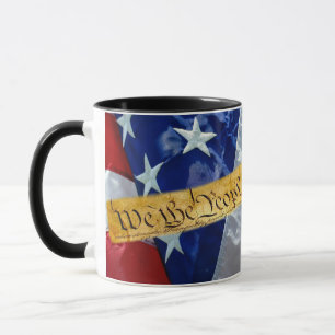 We The People American Flag Mug