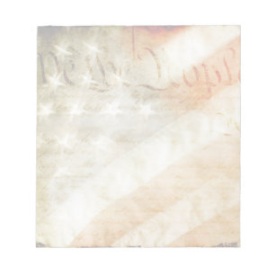 We the People American Flag Notepad
