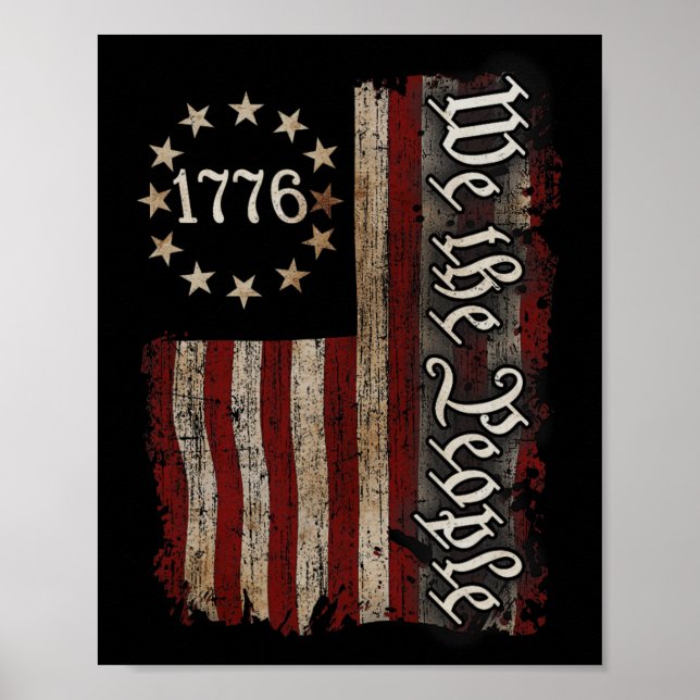 We The People American History 1776 Independence D Poster (Front)