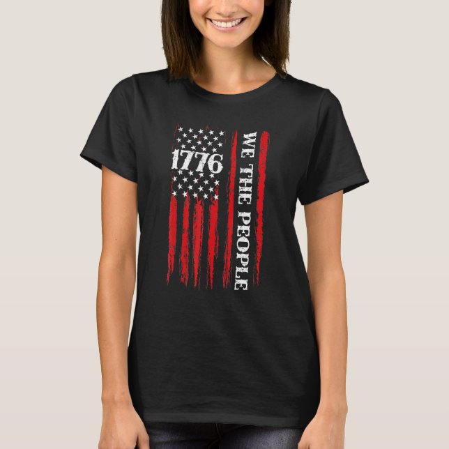 We The People American History 1776 Independence D T-Shirt (Front)