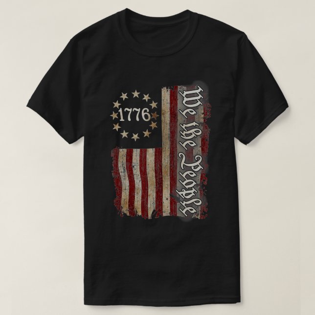 We The People American History 1776 Independence D T-Shirt (Design Front)