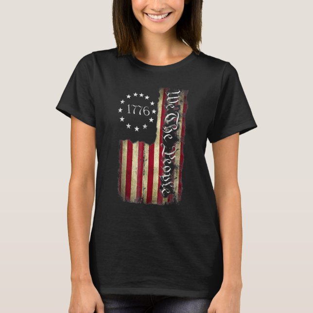 We The People American History 1776 Independence D T-Shirt (Front)