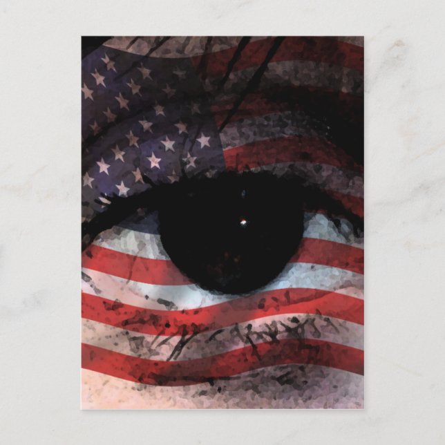 WE THE PEOPLE ARE WATCHING YOU! POSTCARD (Front)