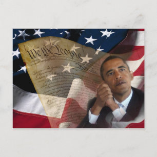 We the People...Barack Obama & the Constitution Postcard