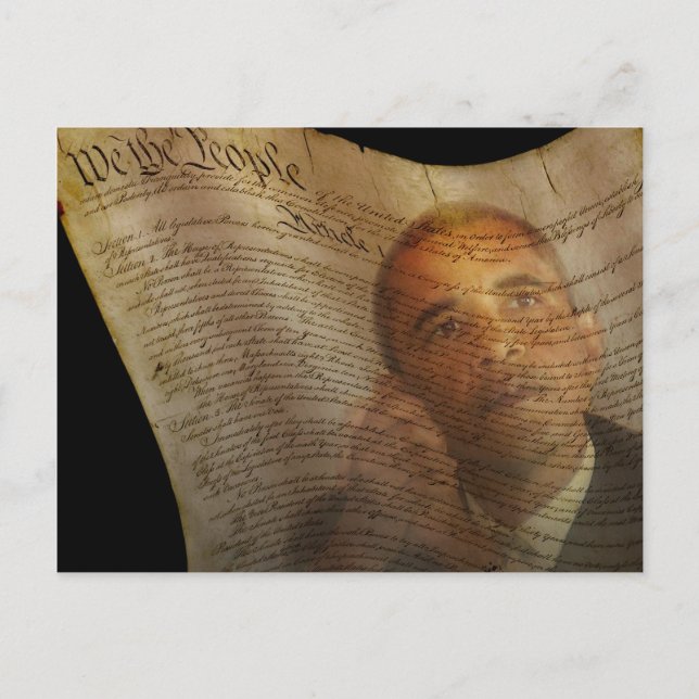 We the People...Barack Obama & the Constitution Postcard (Front)