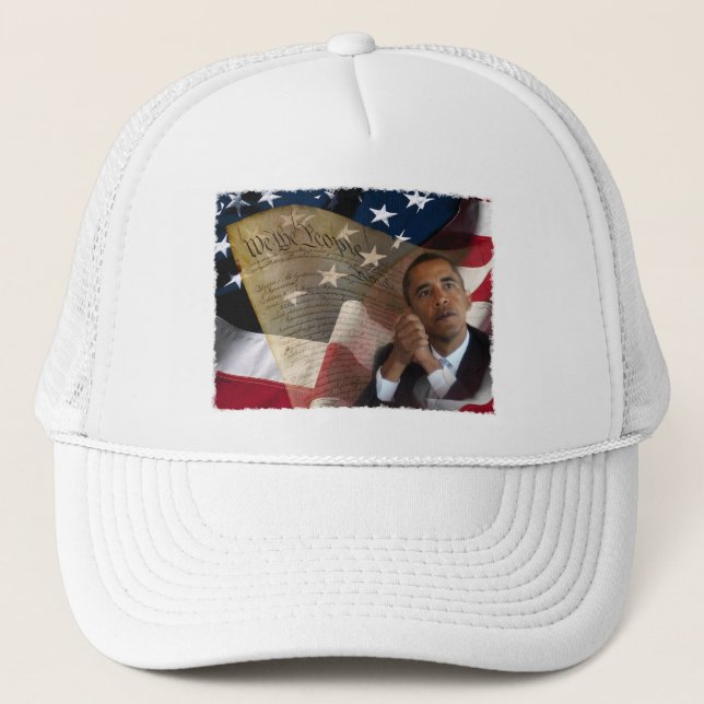 We the People...Barack Obama & the Constitution Trucker Hat (Front)