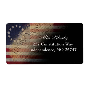 We The People Betsy Ross American Flag address