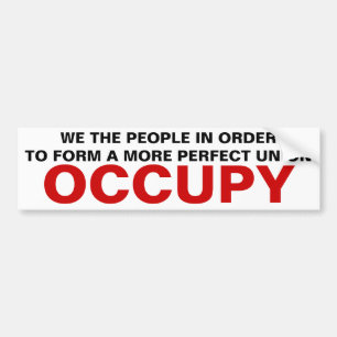 WE THE PEOPLE... BUMPER STICKER
