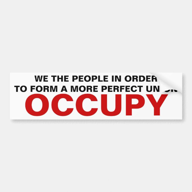 WE THE PEOPLE... BUMPER STICKER (Front)