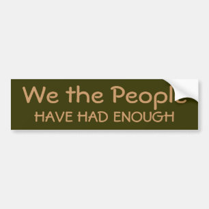 We the People Bumper Sticker