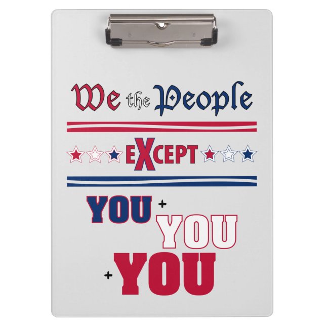 We the People   Clipboard (Front)