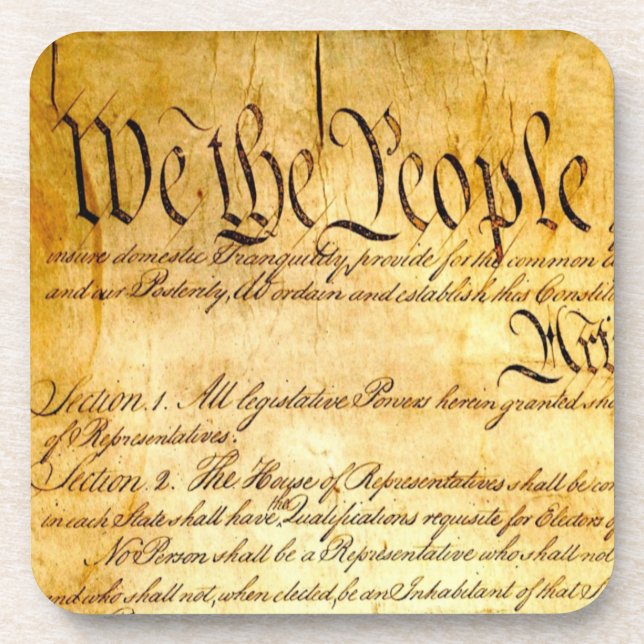 We the People - Constituion Coaster (Front)