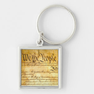 We the People - Constituion Key Ring