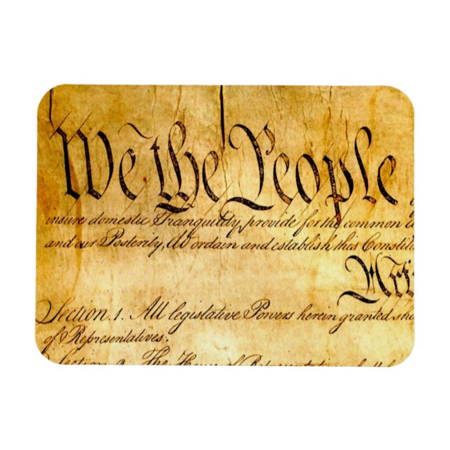 We the People - Constituion Magnet (Horizontal)
